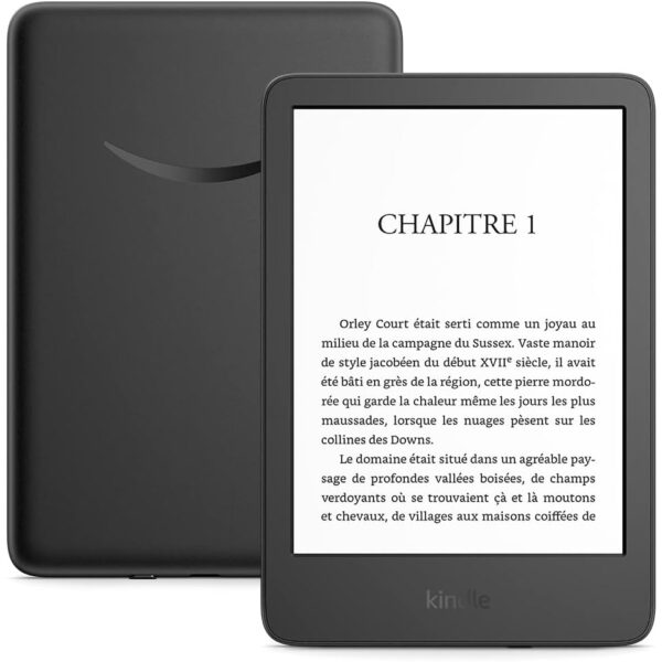 Kindle (modèle 2022) | Le Kindle le plus léger et compact à ce jour | Écran haute résolution 6" 300 ppp et deux fois plus de stockage | Sans publicités | Noir