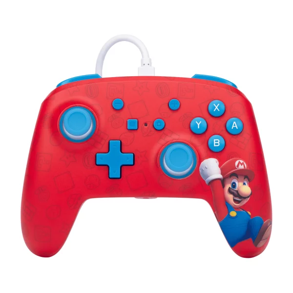 Manette Filaire Améliorée pour Nintendo Switch Super Mario