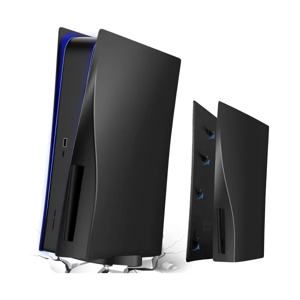 Façade PS5 Standard Cover – Noir Rabat Maroc